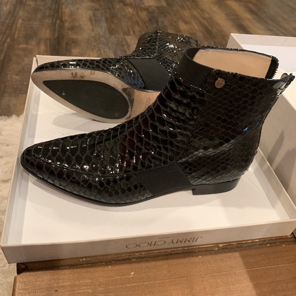 JIMMY CHOO Malice Shinny Patent Embossed Leather - Picture 4 of 8